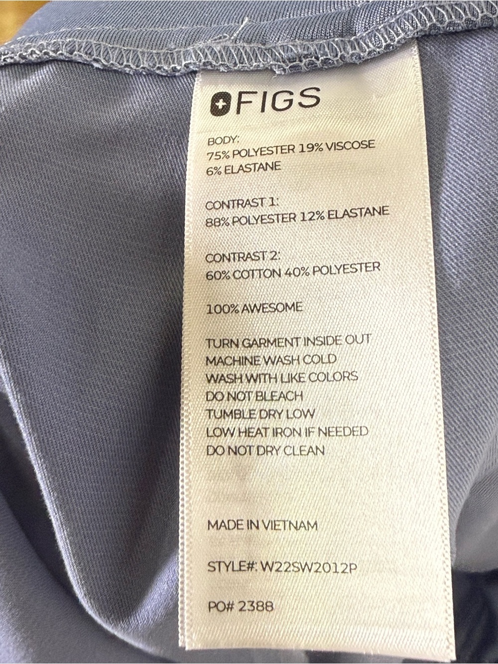 FIGS Women's Zamora Jogger Scrub Pants, Technical Collection Extra Large Petite - Picture 10 of 10